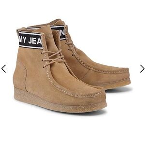 tommy hilfiger suede boots